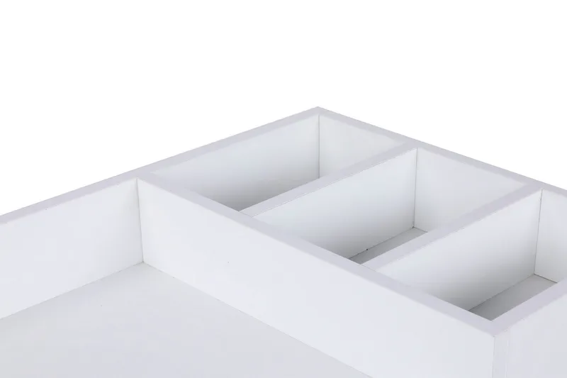 Levents Sminkbord 100 cm - Vit/Svart - Möbler - Bord & matgrupp - Sminkbord & toalettbord