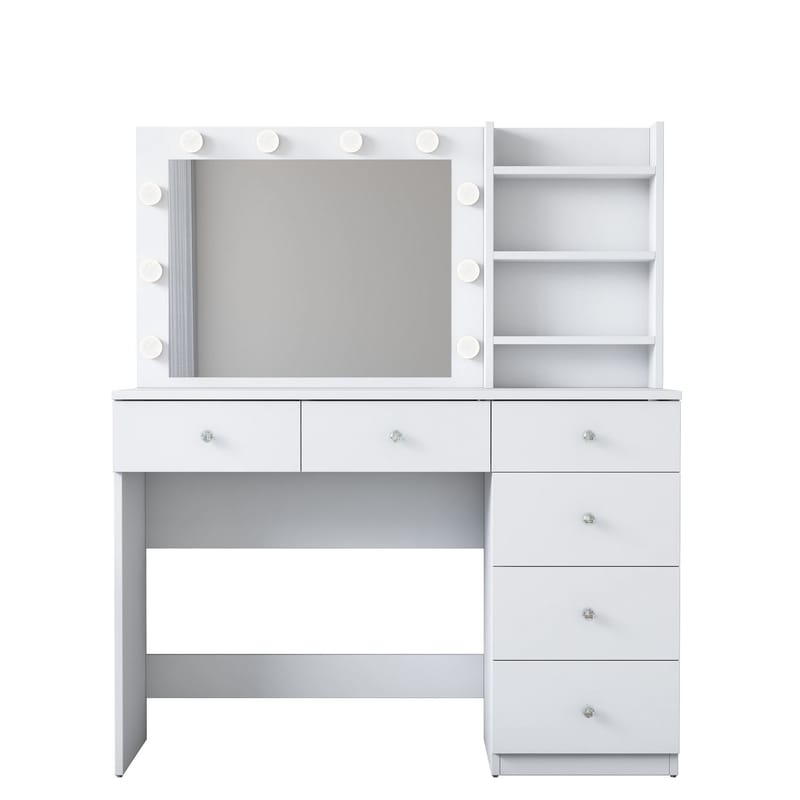 Lorvik Sminkbord 110x141,8x40 cm - Vit - Möbler - Bord & matgrupp - Sminkbord & toalettbord