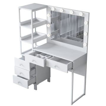 Lorvik Sminkbord 110x141,8x40 cm - Vit - Möbler - Bord & matgrupp - Sminkbord & toalettbord