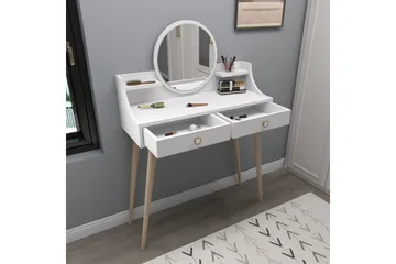 Mamt Sminkbord 90 cm - Vit - Möbler - Bord & matgrupp - Sminkbord & toalettbord