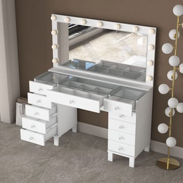 Mardal Sminkbord 120x73,6x40 cm - Vit - Möbler - Bord & matgrupp - Sminkbord & toalettbord