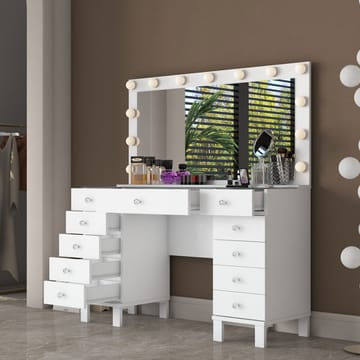 Mardal Sminkbord 120x73,6x40 cm - Vit - Möbler - Bord & matgrupp - Sminkbord & toalettbord