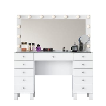 Mardal Sminkbord 120x73,6x40 cm - Vit - Möbler - Bord & matgrupp - Sminkbord & toalettbord