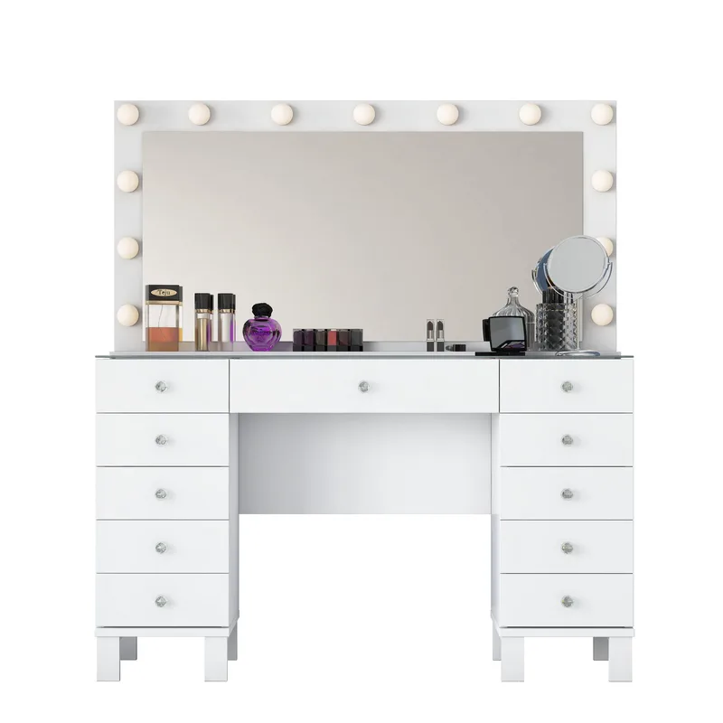 Mardal Sminkbord 120x73,6x40 cm, Vit