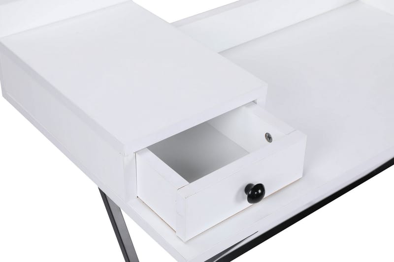 Middenmeer Sminkbord 100 cm - Vit/Svart - Möbler - Bord & matgrupp - Sminkbord & toalettbord