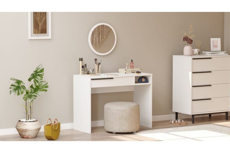 Naho Sminkbord 100 cm, Vit