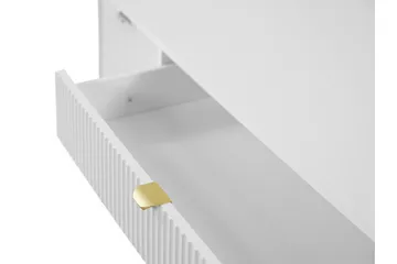 Novaj Sminkbord med lådor 120x55 cm - Svart / Mässing - Möbler - Bord & matgrupp - Sminkbord & toalettbord