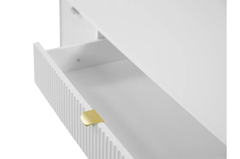 Novaj Sminkbord med lådor 120x55 cm - Svart / Mässing - Möbler - Bord & matgrupp - Sminkbord & toalettbord