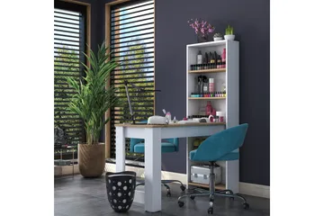 Patwal Sminkbord 120 cm - Valnöt/Vit - Möbler - Bord & matgrupp - Sminkbord & toalettbord