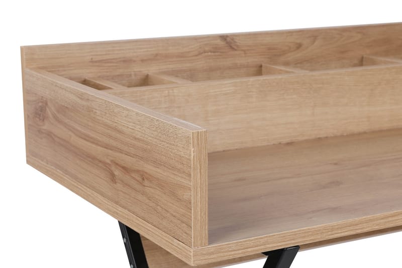 Pyke Sminkbord 100 cm - Natur/Svart - Möbler - Bord & matgrupp - Sminkbord & toalettbord