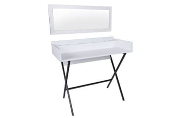 Pyke Sminkbord 100 cm - Vit/Svart - Möbler - Bord & matgrupp - Sminkbord & toalettbord