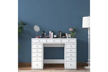 Ramender Sminkbord 120 cm - Vit - Möbler - Bord & matgrupp - Sminkbord & toalettbord