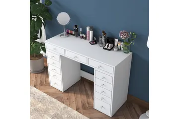 Ramender Sminkbord 120 cm - Vit - Möbler - Bord & matgrupp - Sminkbord & toalettbord