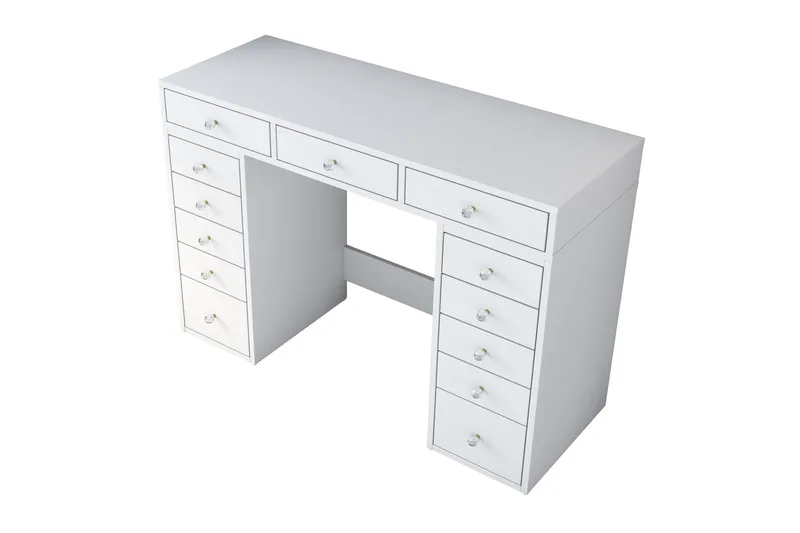 Ramender Sminkbord 120 cm - Vit - Möbler - Bord & matgrupp - Sminkbord & toalettbord