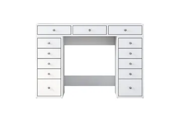 Ramender Sminkbord 120 cm - Vit - Möbler - Bord & matgrupp - Sminkbord & toalettbord