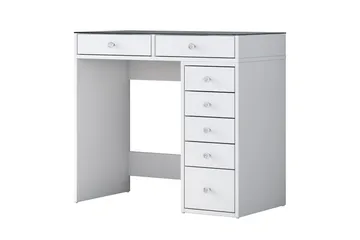 Ramender Sminkbord 90 cm - Glasskiva - Möbler - Bord & matgrupp - Sminkbord & toalettbord