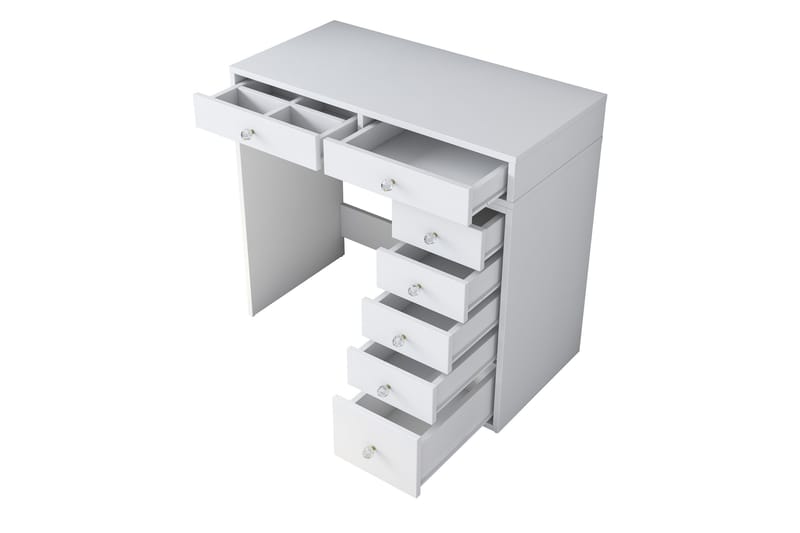Ramender Sminkbord 90 cm - Vit - Möbler - Bord & matgrupp - Sminkbord & toalettbord