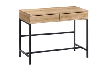 Sminkbord 45x100 cm - Natur/Svart - Möbler - Bord & matgrupp - Sminkbord & toalettbord