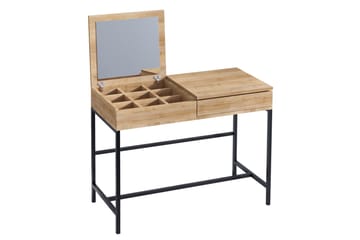 Sminkbord 45x100 cm - Natur/Svart - Möbler - Bord & matgrupp - Sminkbord & toalettbord
