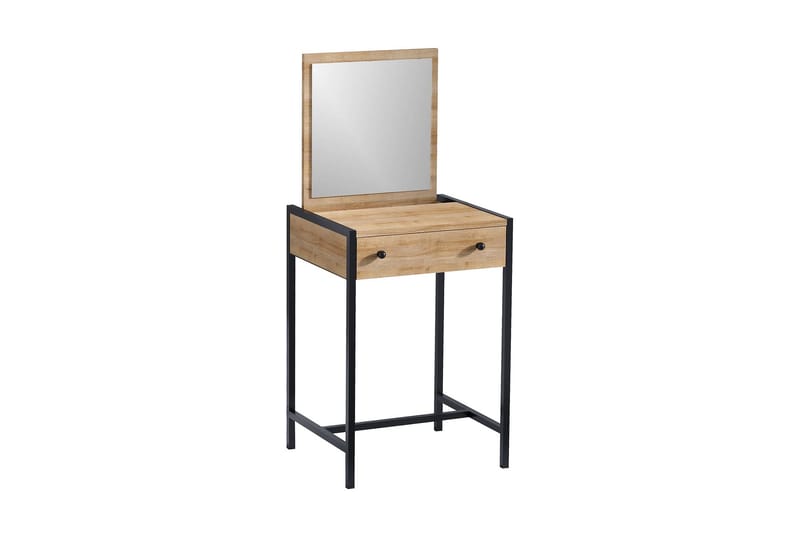 Sminkbord 50x50 cm - Natur/Svart - Möbler - Bord & matgrupp - Sminkbord & toalettbord