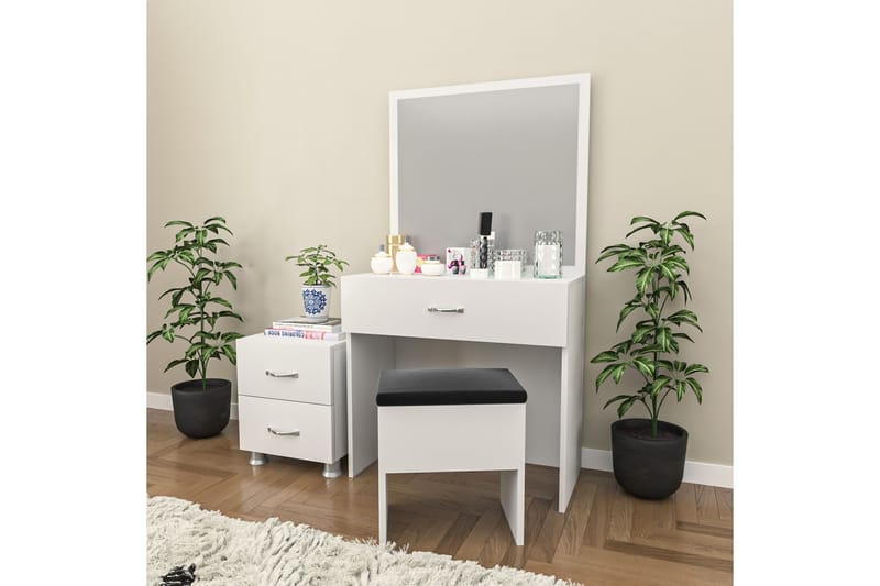 Sminkbord 93x139 cm - Vit - Möbler - Bord & matgrupp - Sminkbord & toalettbord