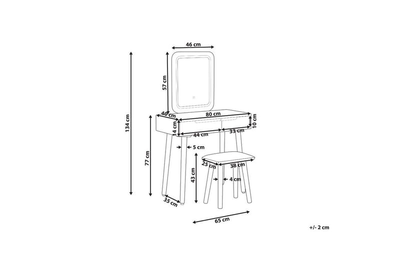 Sminkbord Dieppe - Möbler - Bord & matgrupp - Sminkbord & toalettbord