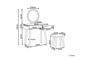Sminkbord Josselin - Möbler - Bord & matgrupp - Sminkbord & toalettbord