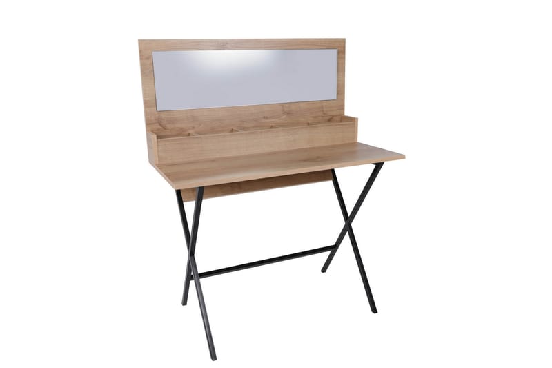 Sminkbord Kepapsi 100 cm - Natur/Svart - Möbler - Bord & matgrupp - Sminkbord & toalettbord
