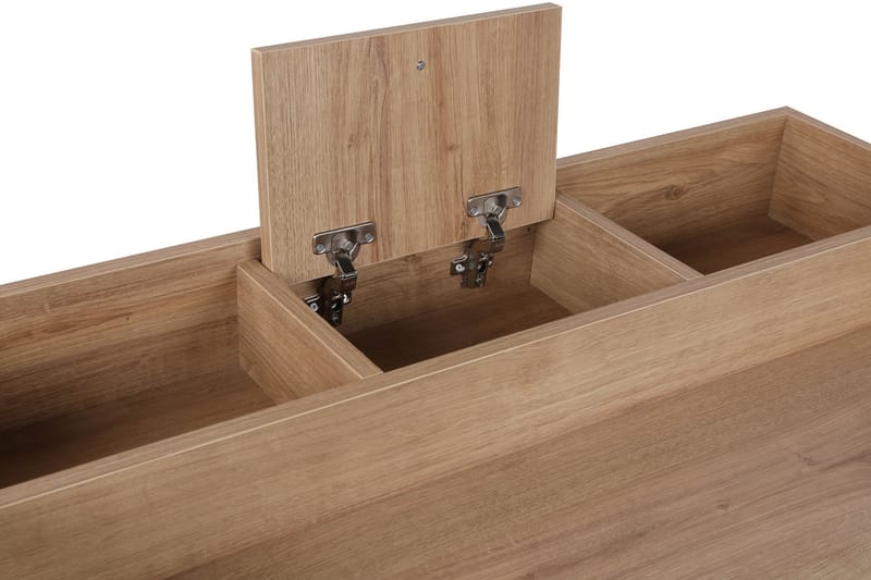 Sminkbord Lossers 100 cm - Valnöt/Svart - Möbler - Bord & matgrupp - Sminkbord & toalettbord