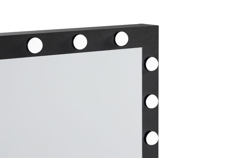 Sminkbord Lycke 140 cm med LED Belysning - Svart - Möbler - Bord & matgrupp - Sminkbord & toalettbord