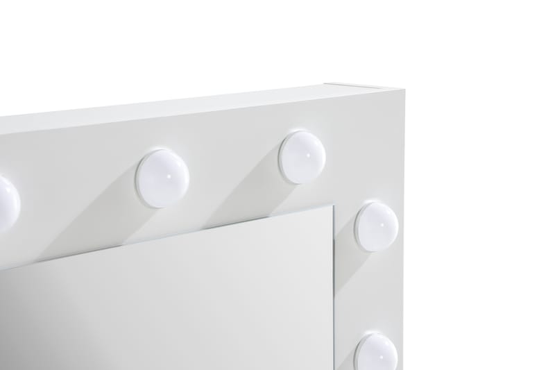 Sminkbord Lycke 94 cm med LED Belysning - Vit - Möbler - Bord & matgrupp - Sminkbord & toalettbord