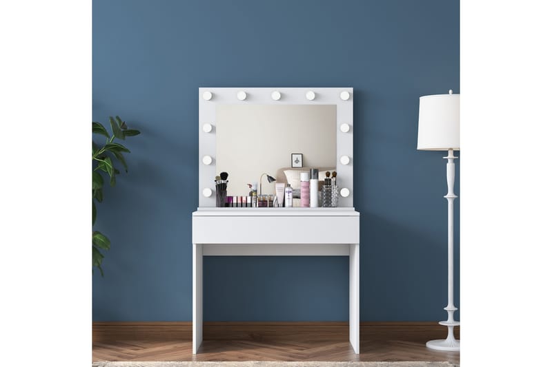 Sminkbord Naomori 90 cm - Vit - Möbler - Bord & matgrupp - Sminkbord & toalettbord