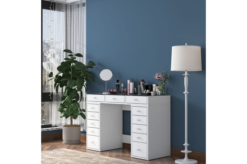 Sminkbord Ramender 120 cm - Glasskiva - Möbler - Bord & matgrupp - Sminkbord & toalettbord