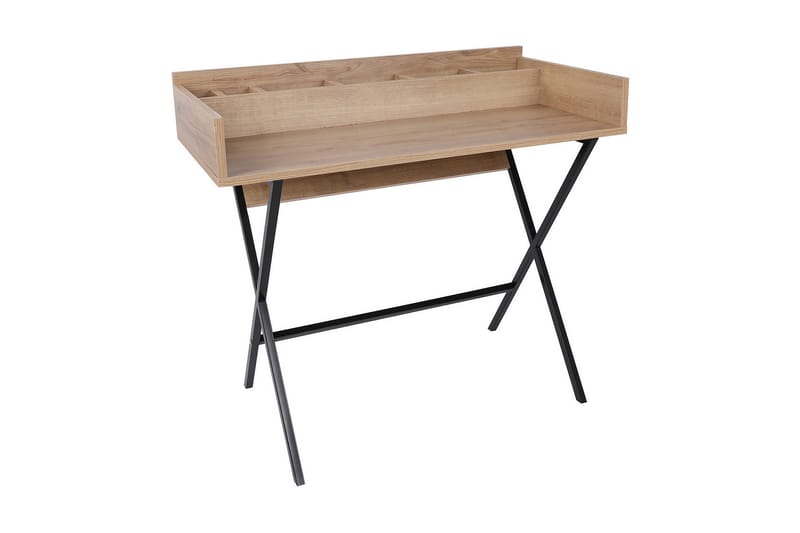 Sminkbord Rocke 100 cm - Natur/Svart - Sminkbord & toalettbord