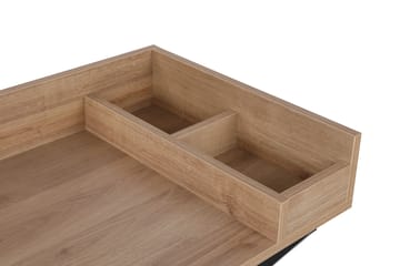 Sminkbord Tibani 100 cm - Valnöt/Svart - Möbler - Bord & matgrupp - Sminkbord & toalettbord