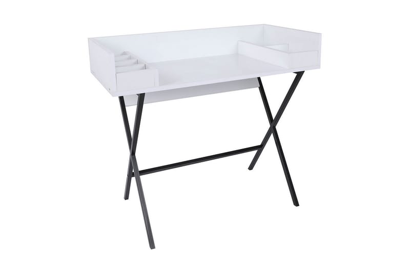 Sminkbord Tibani 100 cm - Vit/Svart - Möbler - Bord & matgrupp - Sminkbord & toalettbord