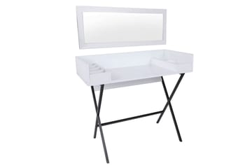 Sminkbord Tibani 100 cm - Vit/Svart - Möbler - Bord & matgrupp - Sminkbord & toalettbord