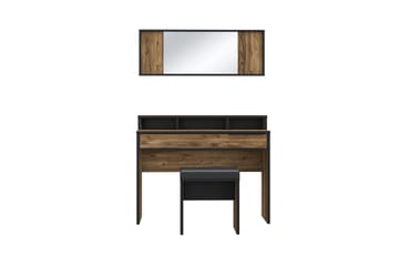 Sminkbord Yundola 110 cm - Brun/Svart - Möbler - Bord & matgrupp - Sminkbord & toalettbord