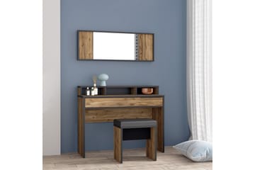 Sminkbord Yundola 110 cm - Brun/Svart - Möbler - Bord & matgrupp - Sminkbord & toalettbord