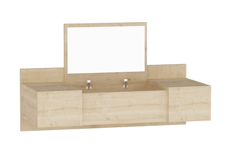 Sminkbord Zakkum 100 cm - Blå/Natur - Sminkbord & toalettbord