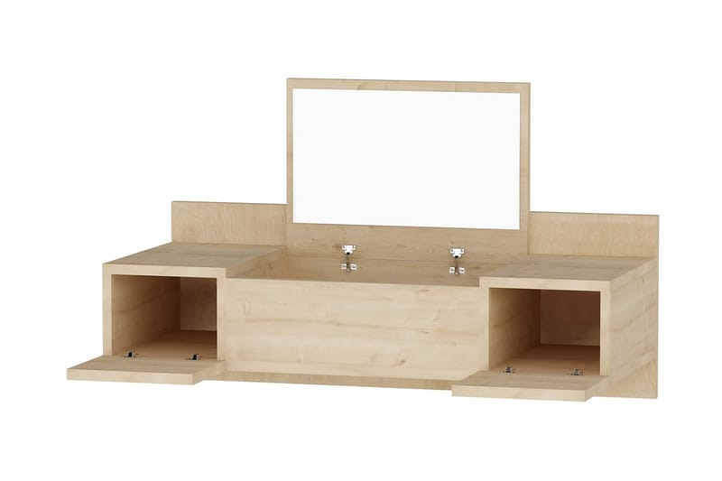 Sminkbord Zakkum 100 cm - Blå/Natur - Möbler - Bord & matgrupp - Sminkbord & toalettbord
