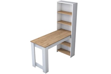 Sminkbord Patwal 120 cm - Valnöt/Vit - Möbler - Bord & matgrupp - Sminkbord & toalettbord