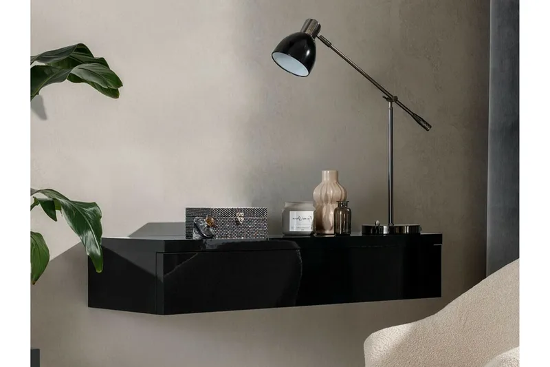 Staffin Sminkbord 100x38 cm - Svart - Möbler - Bord & matgrupp - Sminkbord & toalettbord