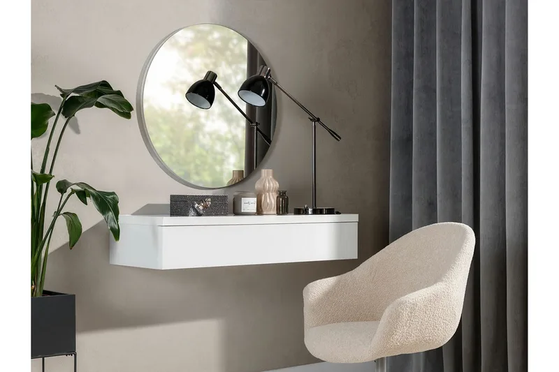 Staffin Sminkbord 100x38 cm - Vit - Möbler - Bord & matgrupp - Sminkbord & toalettbord