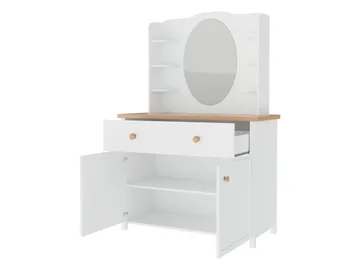 Storys sminkbord - Beige, ek - Möbler - Bord & matgrupp - Sminkbord & toalettbord