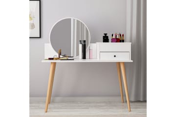 Straat Sminkbord 120x96 cm Vit - Hanah Home - Möbler - Bord & matgrupp - Sminkbord & toalettbord