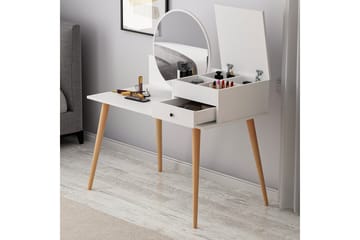 Straat Sminkbord 120x96 cm Vit - Hanah Home - Möbler - Bord & matgrupp - Sminkbord & toalettbord