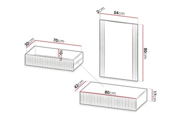 Strontian Sminkbord 80x42 cm Scandinavian Choice Black - Möbler - Bord & matgrupp - Sminkbord & toalettbord