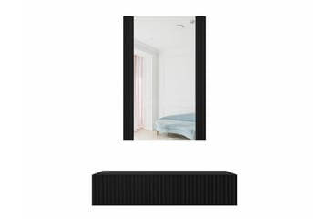Strontian Sminkbord 80x42 cm Scandinavian Choice Black - Möbler - Bord & matgrupp - Sminkbord & toalettbord - Sminkbord med spegel