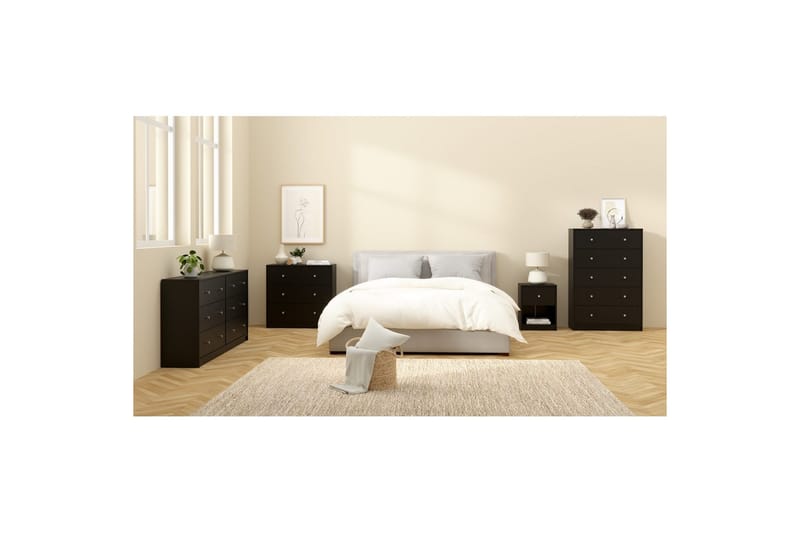 Sundra Sminkbord 143 cm - Svart - Möbler - Bord & matgrupp - Sminkbord & toalettbord